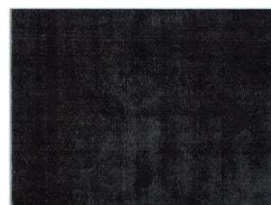 Black Over Dyed Vintage XLarge Rug 9'0'' x 12'6'' ft 275 x 380 cm