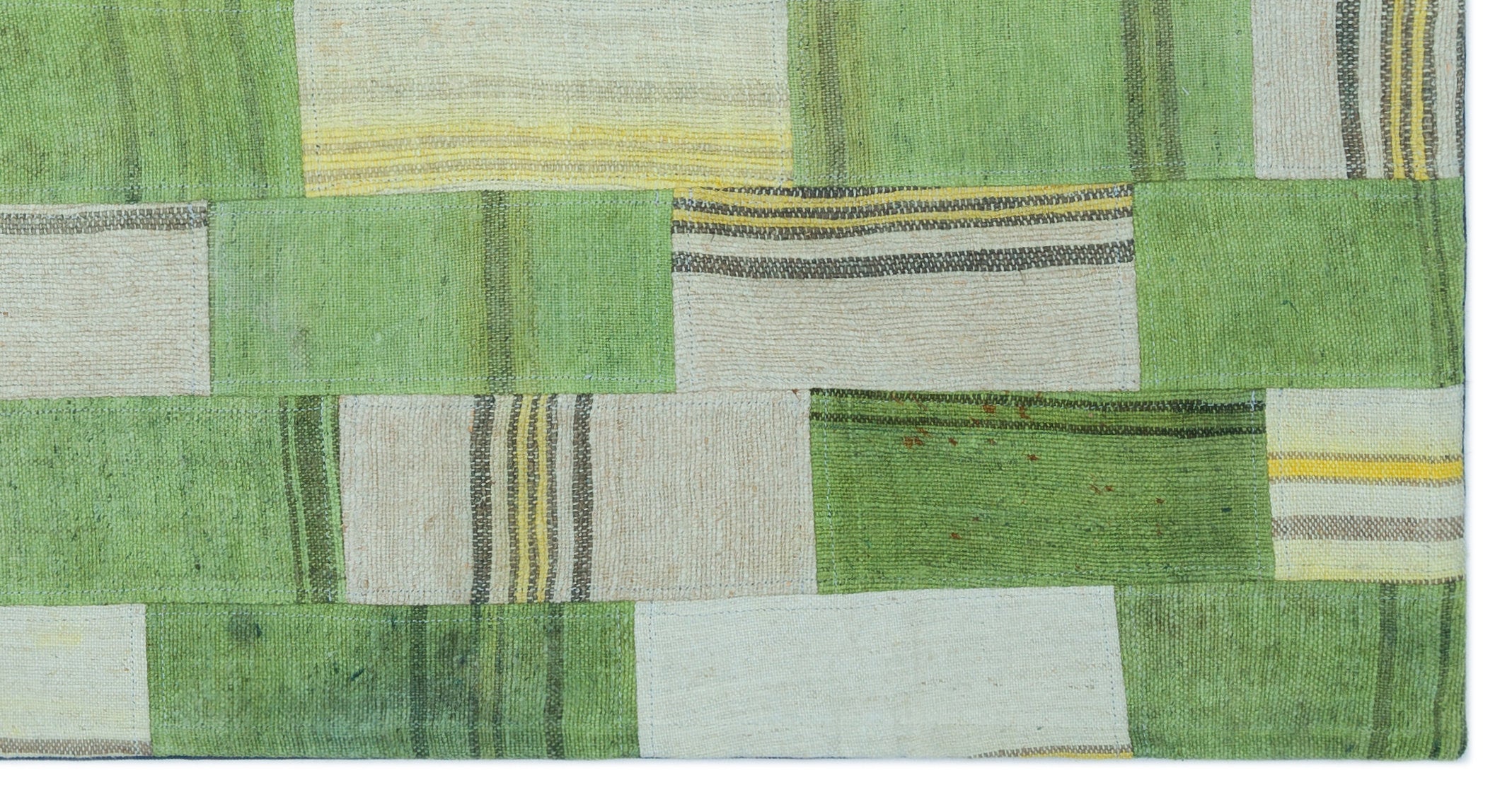 Mixed Over Dyed Kilim Patchwork Unique Rug 2'7'' x 4'12'' ft 80 x 152 cm