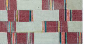 Mixed Over Dyed Kilim Patchwork Unique Rug 2'9'' x 5'1'' ft 83 x 156 cm