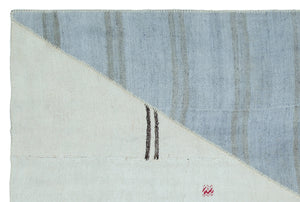 Mixed Over Dyed Kilim Patchwork Unique Rug 6'7'' x 9'11'' ft 200 x 303 cm