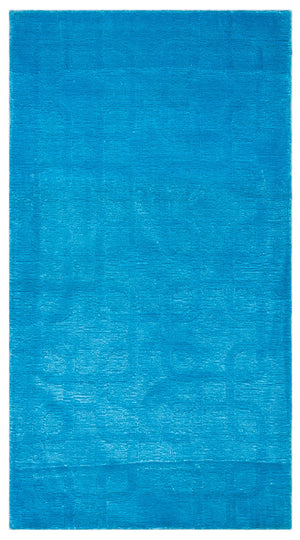 Striped Over Dyed Kilim Rug 2'7'' x 4'10'' ft 80 x 148 cm