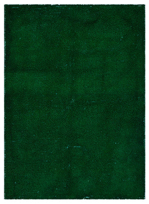 Striped Over Dyed Kilim Rug 4'5'' x 6'1'' ft 134 x 185 cm