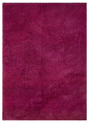 Striped Over Dyed Kilim Rug 4'4'' x 6'1'' ft 133 x 185 cm