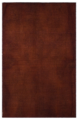 Striped Over Dyed Kilim Rug 4'0'' x 6'3'' ft 122 x 190 cm