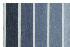 Striped Over Dyed Kilim Rug 4'0'' x 5'12'' ft 122 x 182 cm