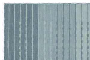 Striped Over Dyed Kilim Rug 4'0'' x 6'2'' ft 123 x 188 cm