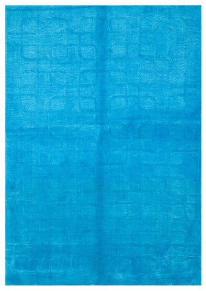 Striped Over Dyed Kilim Rug 5'3'' x 7'5'' ft 160 x 225 cm