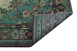 Naturel Over Dyed Vintage Rug 5'10'' x 9'1'' ft 178 x 278 cm