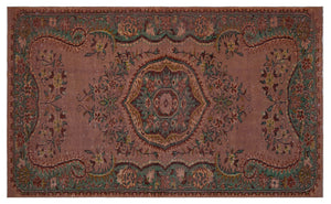 Naturel Over Dyed Vintage Rug 6'1'' x 9'11'' ft 185 x 303 cm