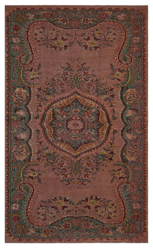 Naturel Over Dyed Vintage Rug 6'1'' x 9'11'' ft 185 x 303 cm
