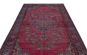 Naturel Over Dyed Vintage Rug 6'2'' x 10'1'' ft 187 x 308 cm