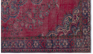 Traditional Design Natural Aged Vintage Rug 6'2'' x 10'1'' ft 187 x 308 cm