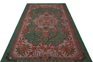 Naturel Over Dyed Vintage Rug 5'7'' x 8'8'' ft 170 x 264 cm