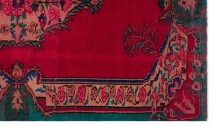 Retro Over Dyed Vintage Rug 5'10'' x 9'8'' ft 177 x 294 cm