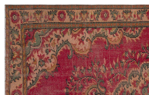 Naturel Over Dyed Vintage Rug 5'7'' x 8'11'' ft 171 x 271 cm