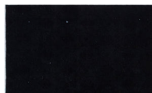 Black Over Dyed Vintage Rug 4'9'' x 7'10'' ft 145 x 240 cm