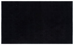 Black Over Dyed Vintage Rug 4'9'' x 7'10'' ft 145 x 240 cm