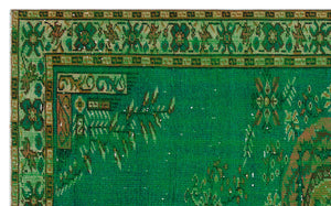 Naturel Over Dyed Vintage Rug 5'1'' x 8'2'' ft 156 x 250 cm