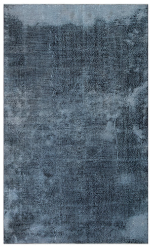 Gray Over Dyed Vintage Rug 5'11'' x 9'10'' ft 180 x 300 cm