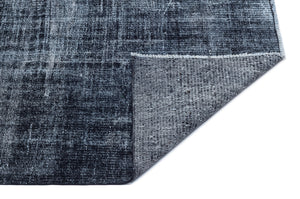 Gray Over Dyed Vintage Rug 5'1'' x 8'4'' ft 155 x 253 cm