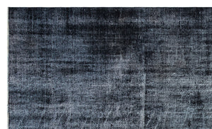 Gray Over Dyed Vintage Rug 5'1'' x 8'4'' ft 155 x 253 cm