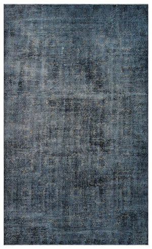 Gray Over Dyed Rug | Plain Rug | Turkish Rug | Hand Weaving Rug | Bedroom Rug | Wool Rug | Vintage Rug | Tumbled Rug | Naturel Rug | Boho Rug I 5'11'' x 9'9'' ft 180 x 297 cm