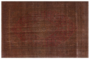 Naturel Over Dyed Vintage XLarge Rug 8'11'' x 14'1'' ft 273 x 428 cm