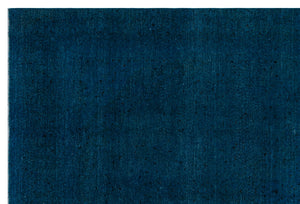 Turquoise Over Dyed Vintage XLarge Rug 8'7'' x 12'12'' ft 262 x 395 cm