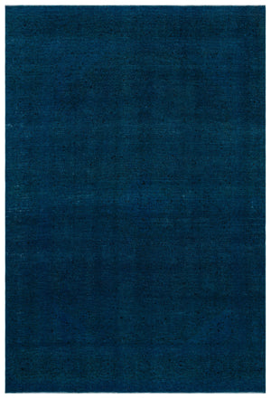 Turquoise Over Dyed Vintage XLarge Rug 8'7'' x 12'12'' ft 262 x 395 cm