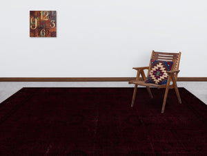 Red Over Dyed Vintage XLarge Rug 10'7'' x 14'4'' ft 323 x 436 cm