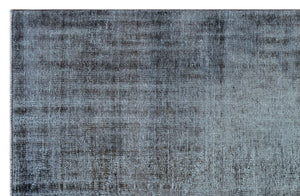 Gray Over Dyed Vintage Rug 5'3'' x 7'12'' ft 159 x 243 cm