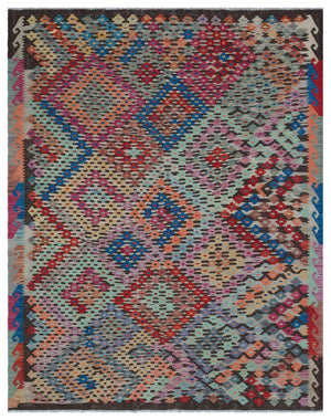 Naturel Over Dyed Kandahar Rug 6'4'' x 7'12'' ft 193 x 243 cm