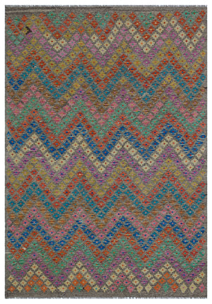 Naturel Over Dyed Kandahar Rug 5'10'' x 7'11'' ft 178 x 242 cm