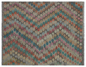 Naturel Over Dyed Kandahar Rug 5'1'' x 6'5'' ft 154 x 195 cm