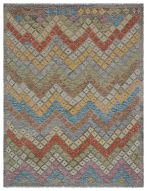 Naturel Over Dyed Kandahar Rug 4'11'' x 6'6'' ft 150 x 198 cm