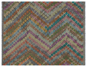 Naturel Over Dyed Kandahar Rug 5'1'' x 6'6'' ft 156 x 197 cm