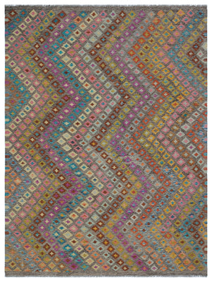 Naturel Over Dyed Kandahar Rug 5'12'' x 7'12'' ft 182 x 243 cm