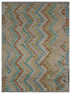Naturel Over Dyed Kandahar Rug 5'11'' x 8'0'' ft 181 x 244 cm
