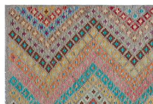 Naturel Over Dyed Kandahar Rug 5'7'' x 8'4'' ft 170 x 255 cm