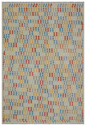 Naturel Over Dyed Kandahar Rug 6'7'' x 9'8'' ft 200 x 294 cm