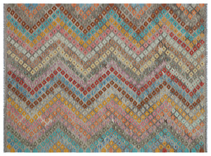 Naturel Over Dyed Kandahar Rug 5'11'' x 7'11'' ft 180 x 242 cm
