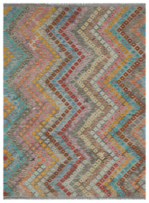 Naturel Over Dyed Kandahar Rug 5'11'' x 7'11'' ft 180 x 242 cm