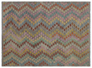 Naturel Over Dyed Kandahar Rug 6'1'' x 8'1'' ft 185 x 246 cm