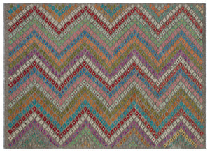 Naturel Over Dyed Kandahar Rug 5'10'' x 8'1'' ft 178 x 246 cm