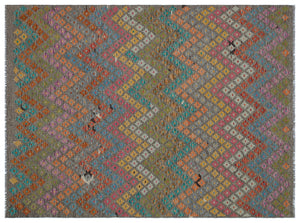 Naturel Over Dyed Kandahar Rug 6'1'' x 8'1'' ft 186 x 247 cm