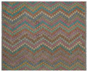 Naturel Over Dyed Kandahar Rug 6'9'' x 8'2'' ft 206 x 250 cm
