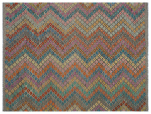 Naturel Over Dyed Kandahar Rug 6'2'' x 8'1'' ft 187 x 246 cm