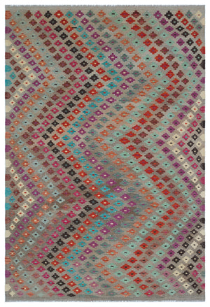 Naturel Over Dyed Kandahar Rug 5'8'' x 8'5'' ft 172 x 256 cm