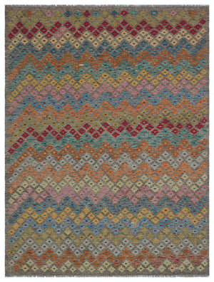 Naturel Over Dyed Kandahar Rug 6'0'' x 7'11'' ft 183 x 242 cm