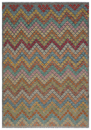 Naturel Over Dyed Kandahar Rug 6'2'' x 8'7'' ft 189 x 262 cm